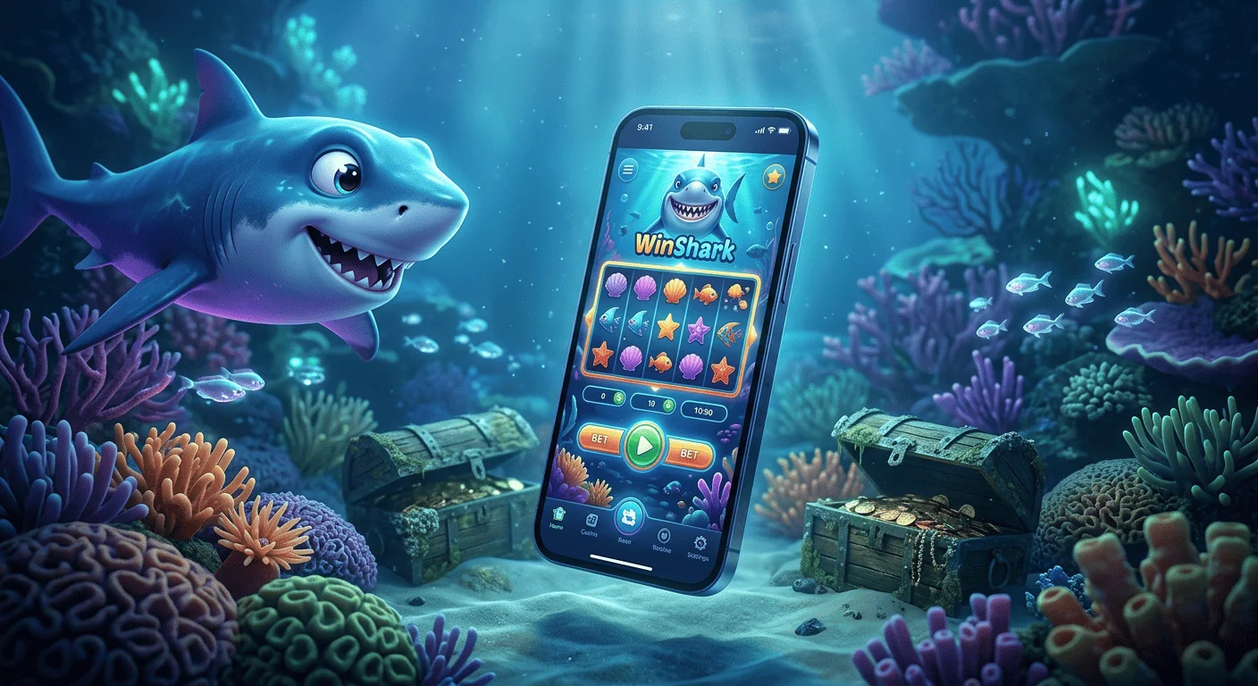 Winshark Canada casino mobile gameplay screenshot